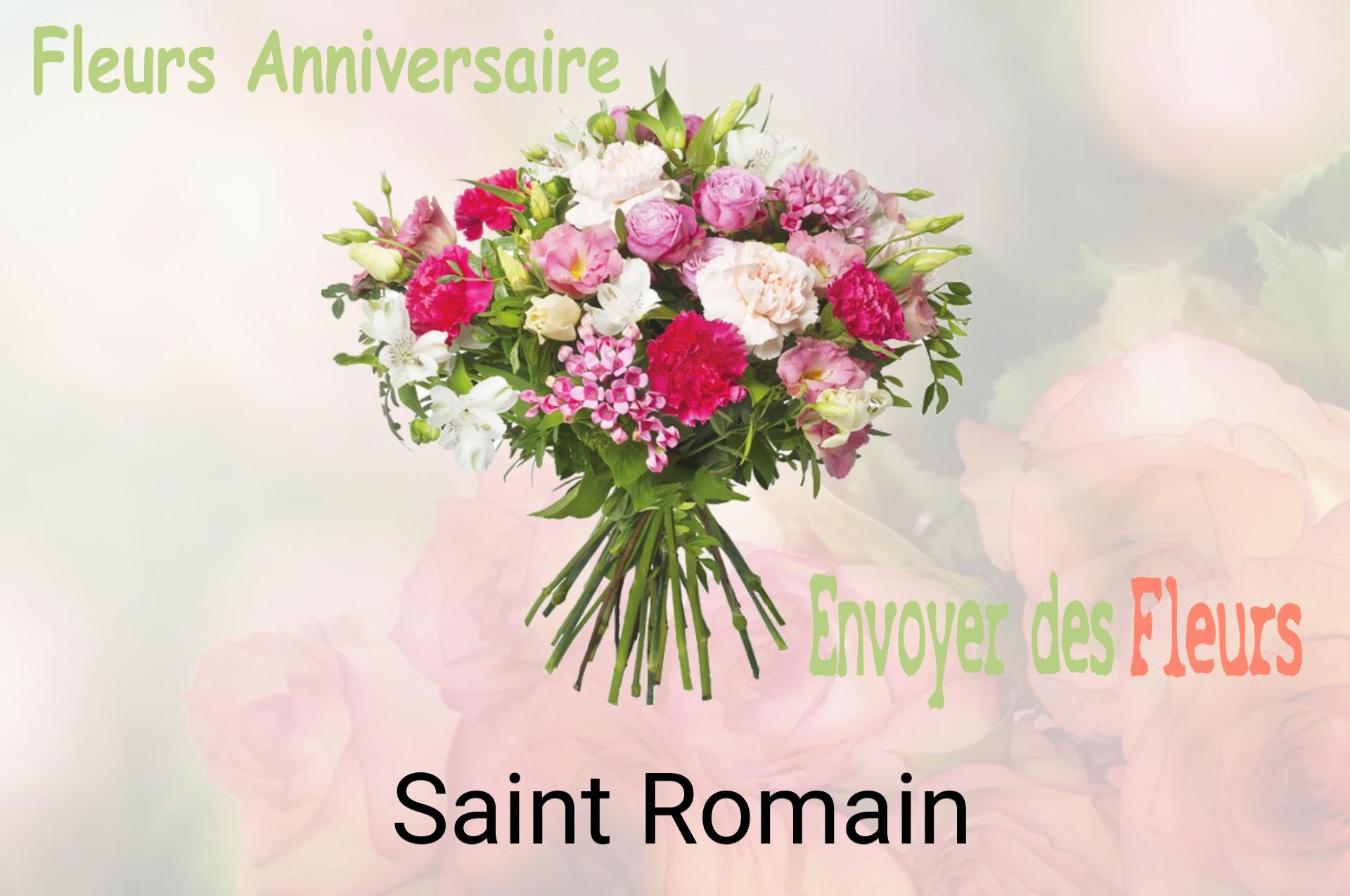 Bouquet de fleurs d’anniversaire livré à Saint-Romain